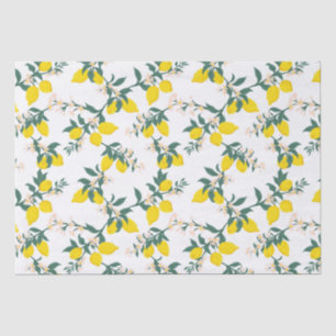Papier Mousseline Fruit de découpage de la branche de citron italien