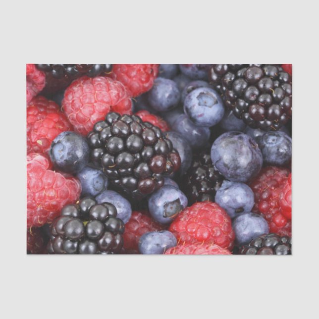 Papier Mousseline Fruit d'été (Recto)
