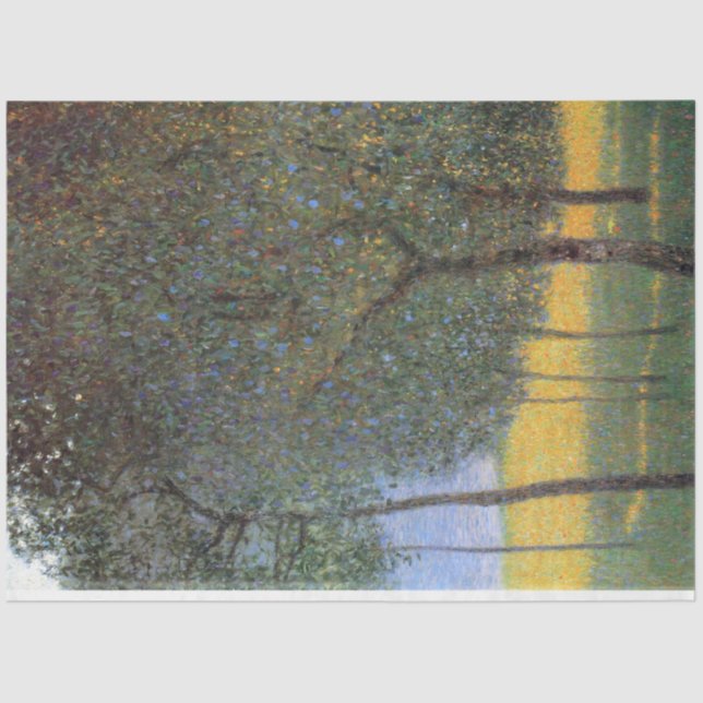 Papier Mousseline Fruits, Gustav Klimt (Recto)