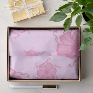 Papier Mousseline FTF Monochrome Tissue Paper in Pink