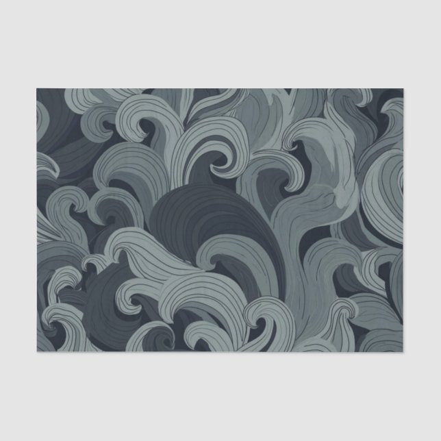 Papier Mousseline Fumée (Recto)
