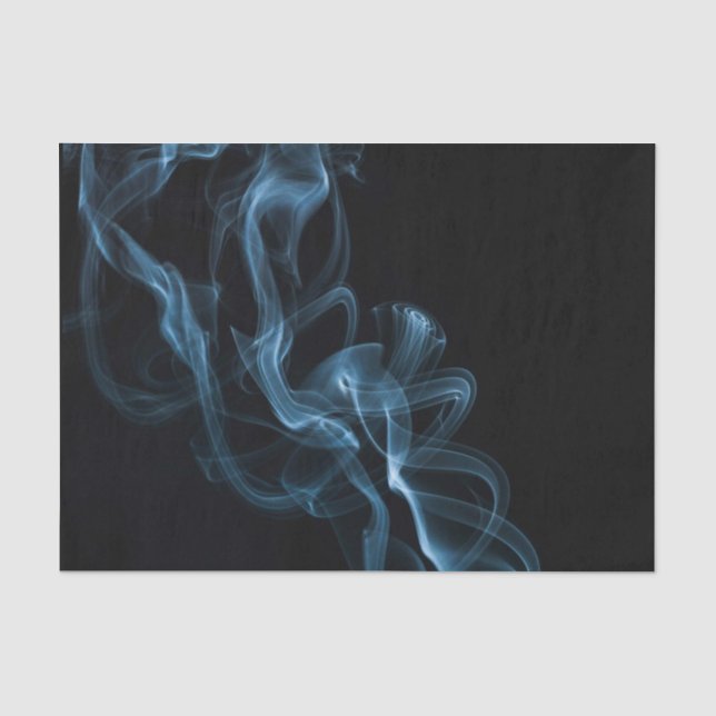 Papier Mousseline Fumée bleue (Recto)