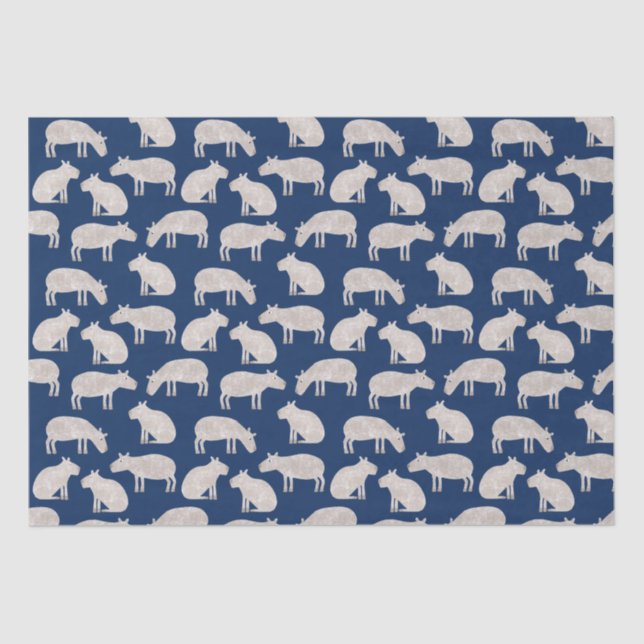 Papier Mousseline Fun Capybara (Recto)