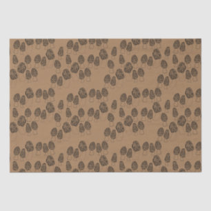 Papier Mousseline Fun Fungi Morel Champignons Cadeau Motif