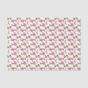 Papier Mousseline Funky Christmas Fishing Merry Fishmas ♫