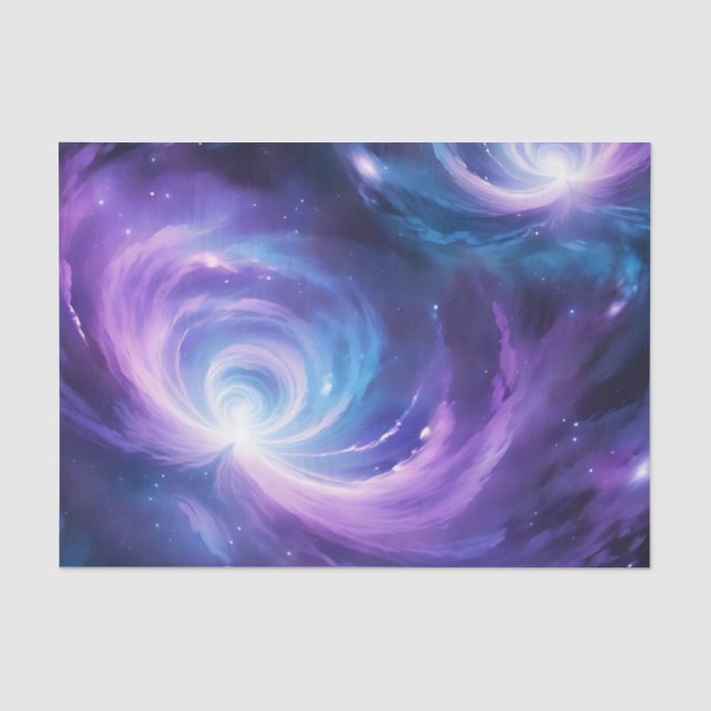 Papier Mousseline Galaxie de rêve pour spirale cosmique (Recto)
