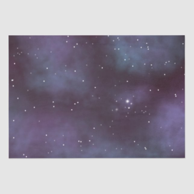 Papier Mousseline Galaxie mystique de Violet Dusty (Recto)