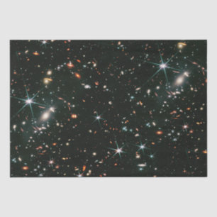 Papier Mousseline Galaxies télescopiques profondes Stars sans coutur