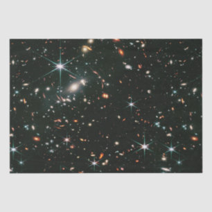 Papier Mousseline Galaxies télescopiques profondes Stars sans coutur