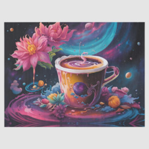 Papier Mousseline Galaxy Garden Coffee Art