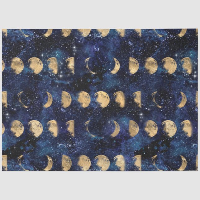 Papier Mousseline Galaxy Moon Series Design 11 (Recto)
