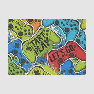 Papier Mousseline Gamer Pattern Tissue Paper