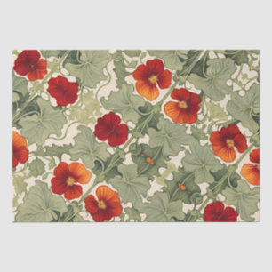 Papier Mousseline Gamme de motif Nasturtium