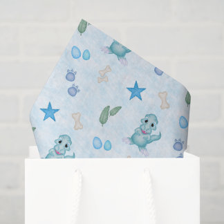 Papier Mousseline Garçons mignons Dino Anniversaire Dinosaure