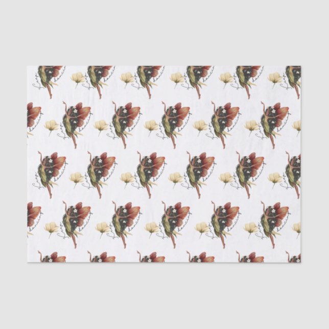 Papier Mousseline Garder le papier tissu fée de la danse (Recto)