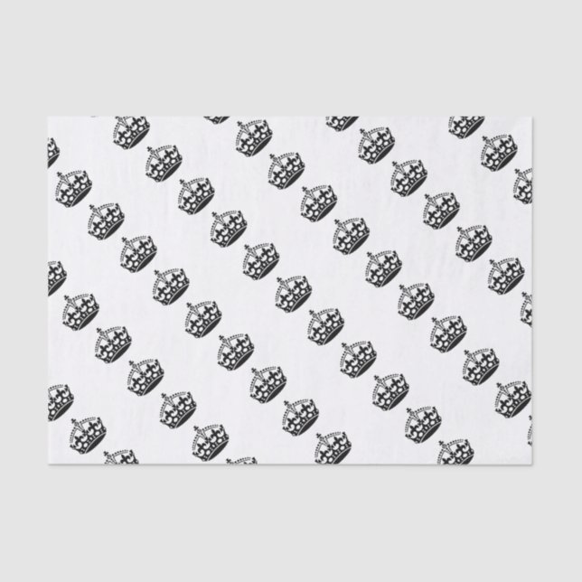 Papier Mousseline Gardez la couronne calme (Recto)