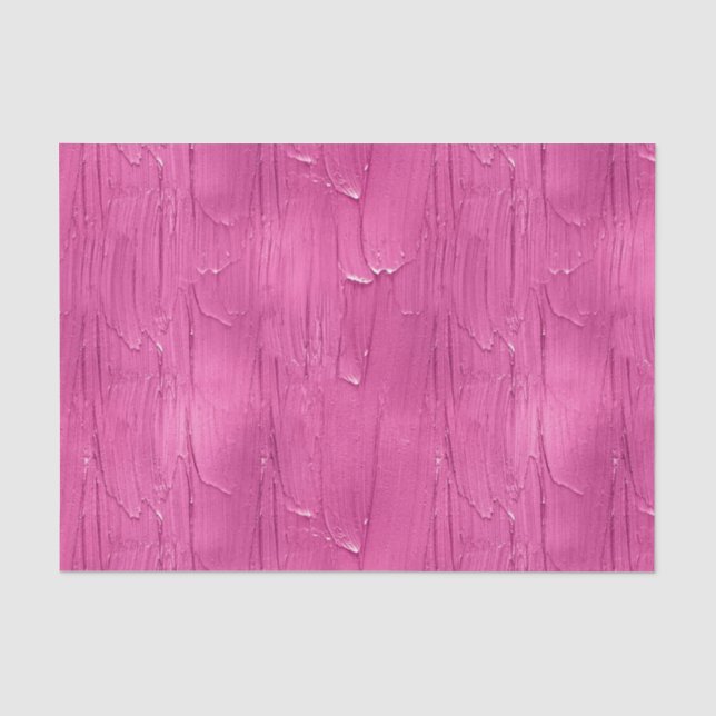 Papier Mousseline Gâteau rose Frosting Chic Anniversaire (Recto)