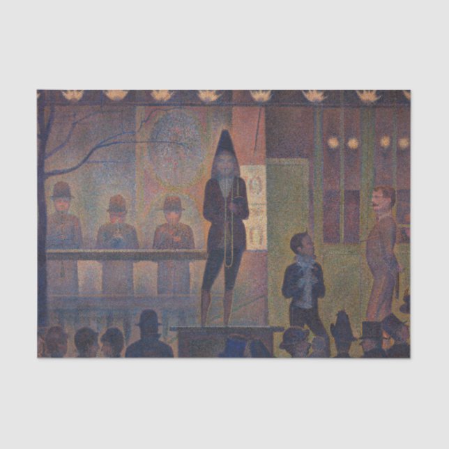 Papier Mousseline Georges Seurat - Diaporama de cirque (Recto)
