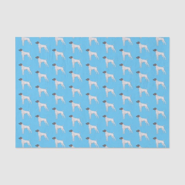Papier Mousseline German Shorthred Pointer dog (Recto)