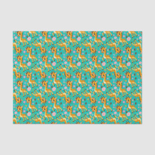 Papier Mousseline Girafe bébé 