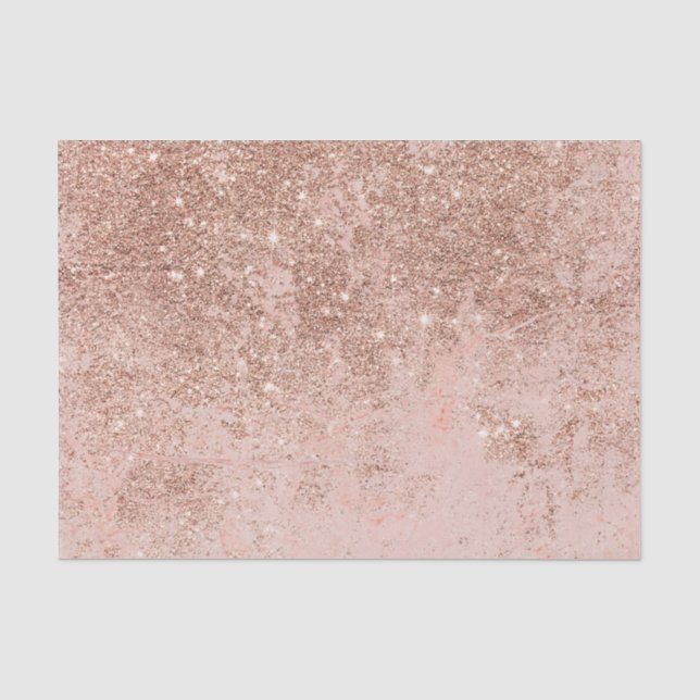 Papier Mousseline Girly rougissent le marbre rose de parties (Recto)