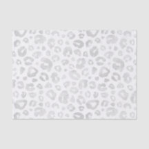 Glam Empreinte de léopard Chic Trendy Découpage Ar