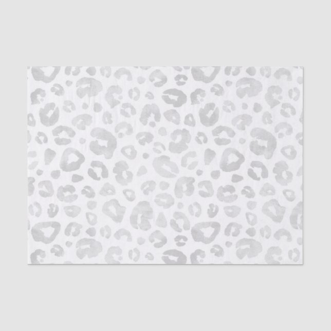 Papier Mousseline Glam Empreinte de léopard Chic Trendy Découpage Ar (Recto)