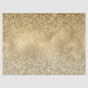 Papier Mousseline Glam Gold Glitzy Sparkle Parties scintillant     