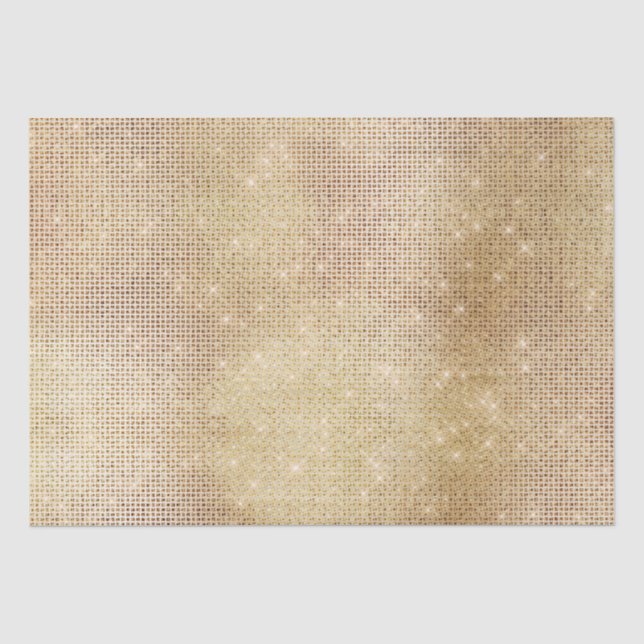 Papier Mousseline Glam Gold Sparkle (Recto)
