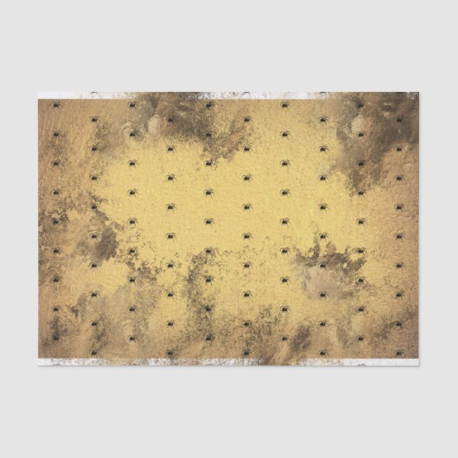 Papier Mousseline Glam gothique d'Halloween | Araignée | (Recto)