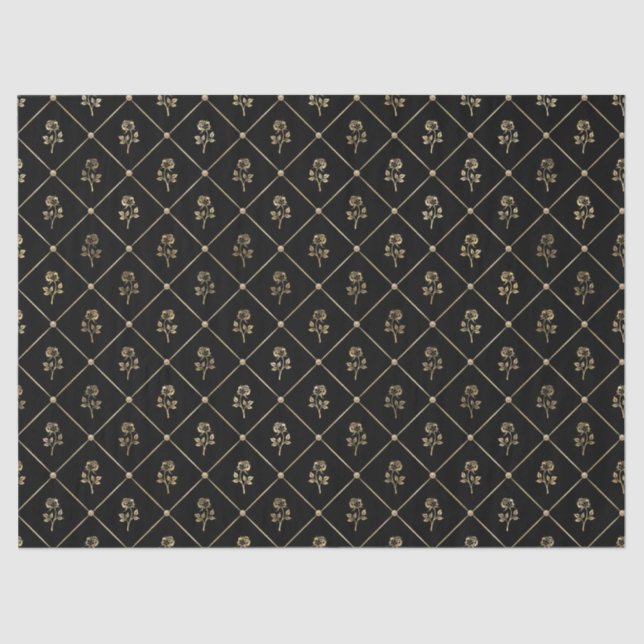 Papier Mousseline Glam Honeycomb Series Design #15 (Recto)