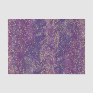 Papier Mousseline Glam moderne Purple & Gold Splatz
