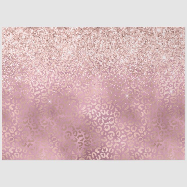 Papier Mousseline Glam Pink Glitzy Parties scintillant Empreinte de  (Recto)
