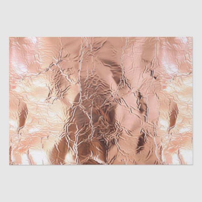 Papier Mousseline Glam Rose Gold Foil (Recto)