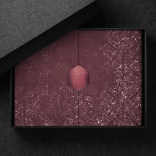 Papier Mousseline Glimmery Wine Grunge Sangria Bordeaux Damask
