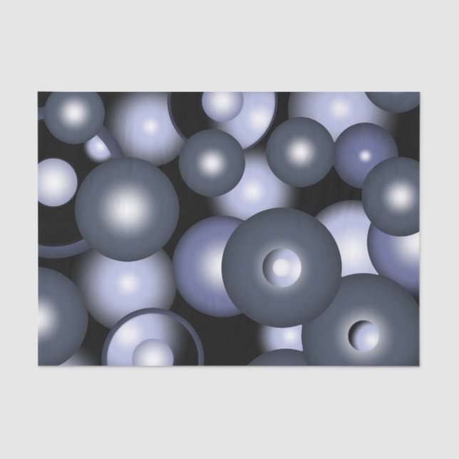 Papier Mousseline Global Concentric Circle Orbital Art Abstrait (Recto)