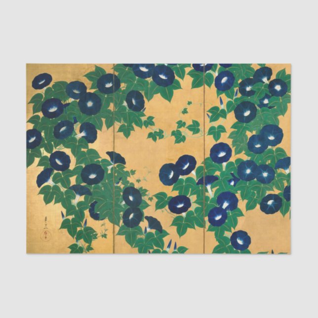 Papier Mousseline Gloire du matin (détail), Kiitsu (Recto)