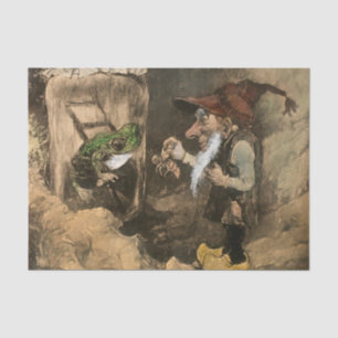 Papier Mousseline "Gnome and Frog in a Jar" de Heinrich Schlitt