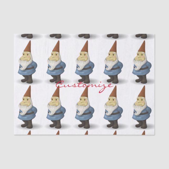 Papier Mousseline Gnome de vacances d'hiver Thunder_Cove (Recto)