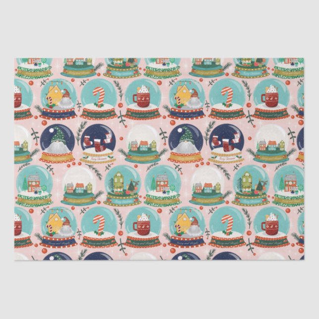 Papier Mousseline Gnome//Gnome//Gingerbread House// (Recto)