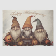 Gnomes d'automne de Thanksgiving