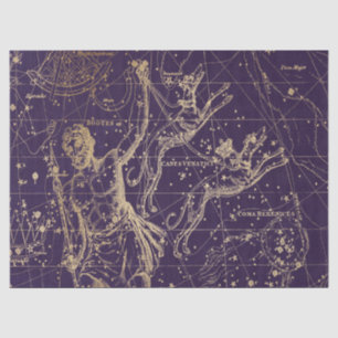 Papier Mousseline Gold Galaxy Star Map Series Design 5
