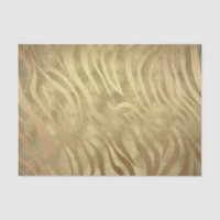 Gold Luxueux Zebra Jungle Safari Glam
