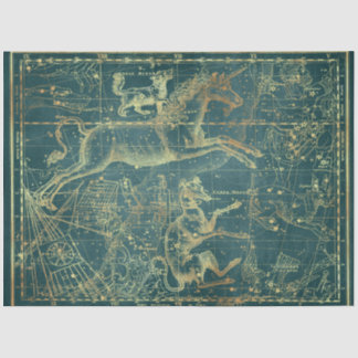 Papier Mousseline Gold Star Map Series Design 28