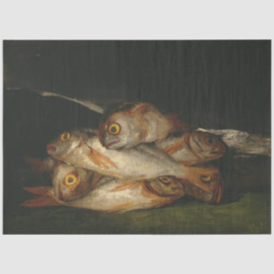 Papier Mousseline Golden Bream Fish (Still Life) (Francisco de Goya)