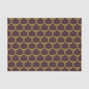 Papier Mousseline Golden Double Snake Caduceus