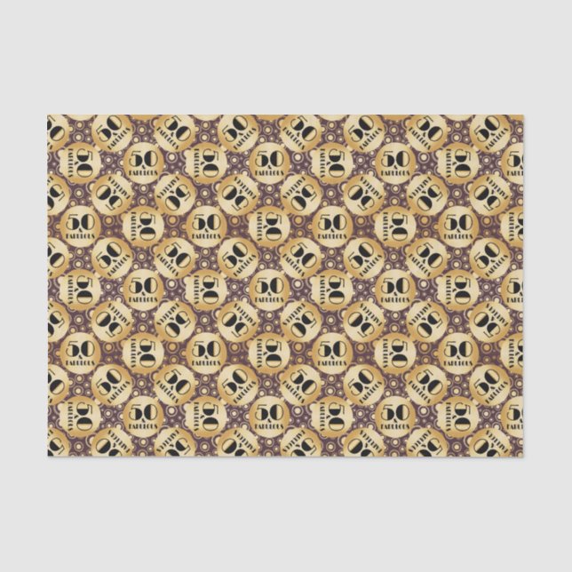 Papier Mousseline Golden Fabty Cinquante Tissu Papier (Recto)