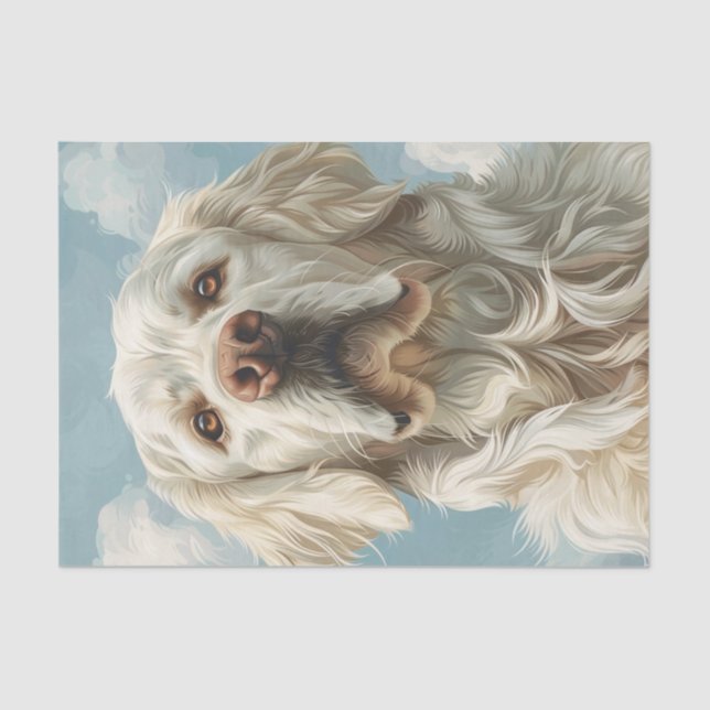 Papier Mousseline Golden Retriever2 (Recto)