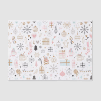 Papier Mousseline Goodies de Noël