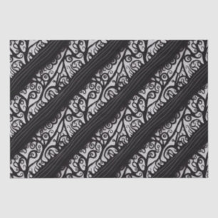 Papier Mousseline Goth Christmas Tissue Paper - noir et blanc